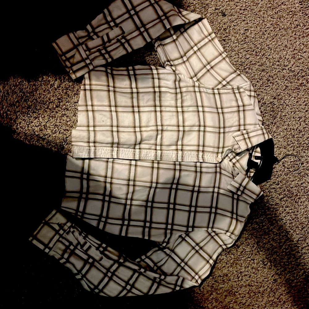 A Flannel that I cropped myself. Great for fall looks!